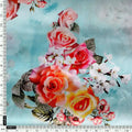 Beautiful Wite Orchid Flower Digital Printed Fabric - Japan Satin – js 0 ta07379p1 110 beautiful wite orchid flower digital printed fabric japan satin 4
