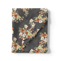 Multicolour Orchid Flower With Grey Background Digital Printed Fabric – js 0 ta07397p4 110 multicolour orchid flower with grey background digital printed fabric 3