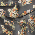 Multicolour Orchid Flower With Grey Background Digital Printed Fabric – js 0 ta07397p4 110 multicolour orchid flower with grey background digital printed fabric 4