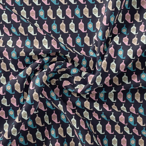 Stylized Leaf Motif Allover Digital Printed Fabric – js 0 ta07535 110 stylized leaf motif allover digital printed fabric 1