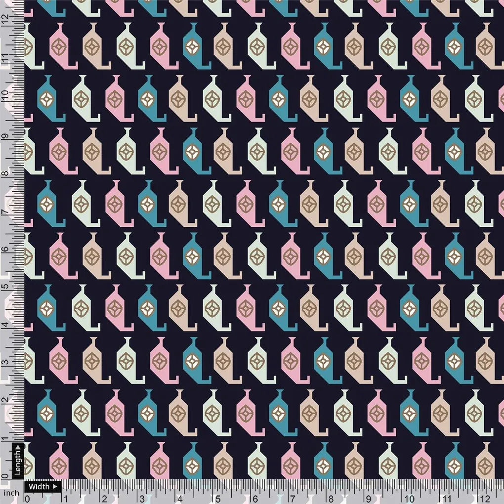 Stylized Leaf Motif Allover Digital Printed Fabric – js 0 ta07535 110 stylized leaf motif allover digital printed fabric 4