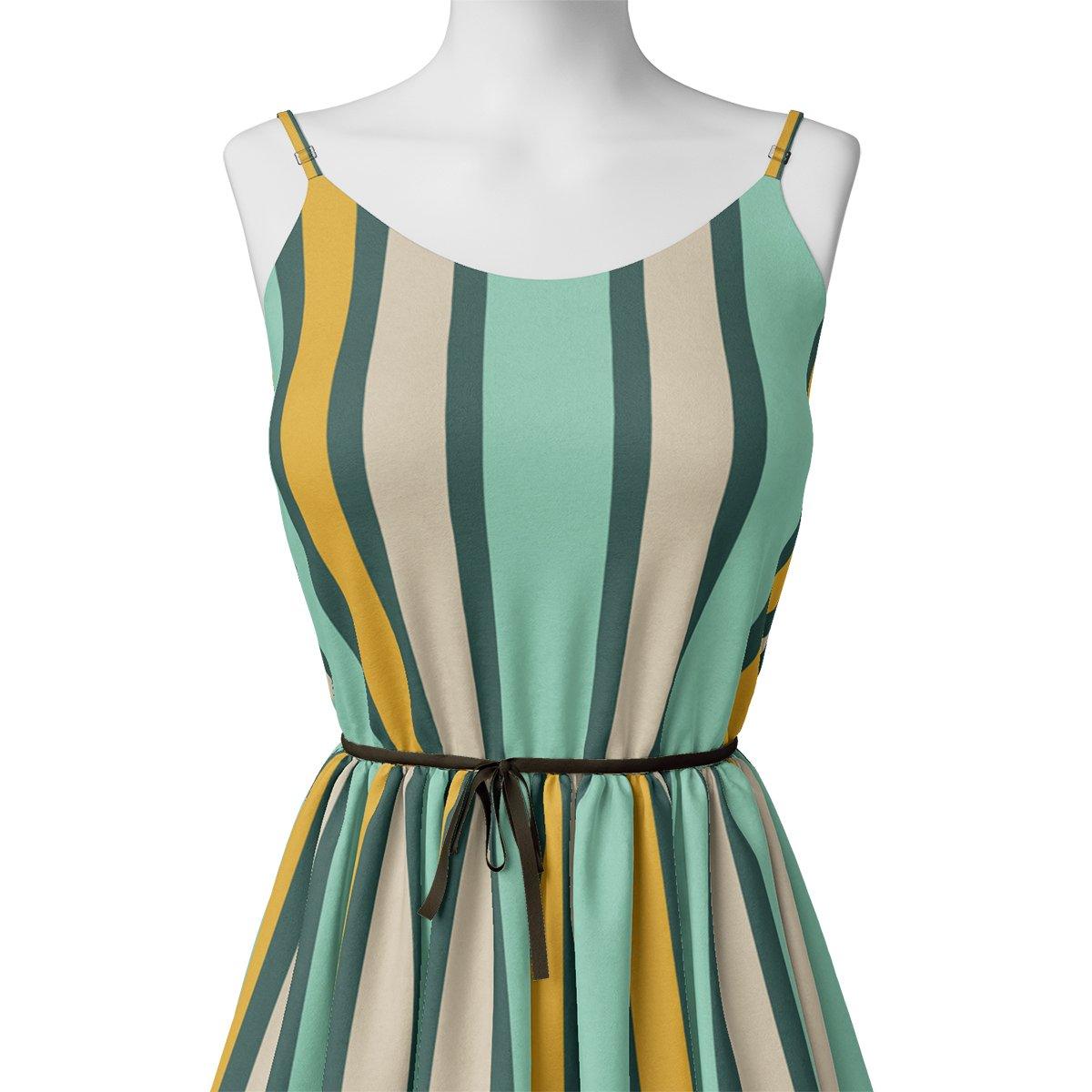 Green And Yellow Stripes Combo Digital Printed Fabric – js 0 ta07542 110 green and yellow stripes combo digital printed fabric 2