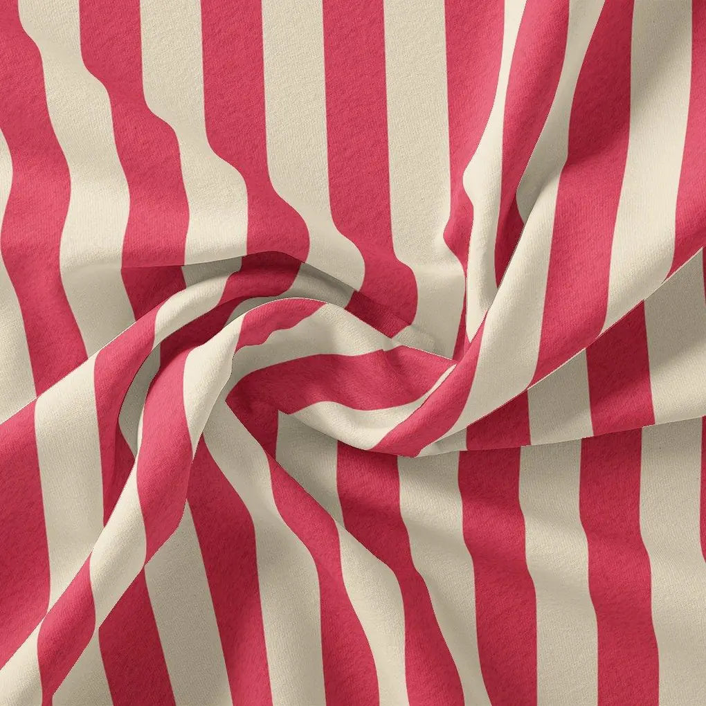 Pink And Offwhite Stripe Combo Digital Printed Fabric – js 0 ta07543k 110 red and offwhite stripe combo digital printed fabric 3