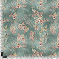 Periwinkle Floral Spring Flower Digital Printed Fabric – js 0 ta07570p4 110 periwinkle floral spring flower digital printed fabric 5