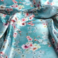 Periwinkle Floral Spring Flower Digital Printed Fabric - Japan Satin – js 0 ta07570p4 110 periwinkle floral spring flower digital printed fabric japan satin 3