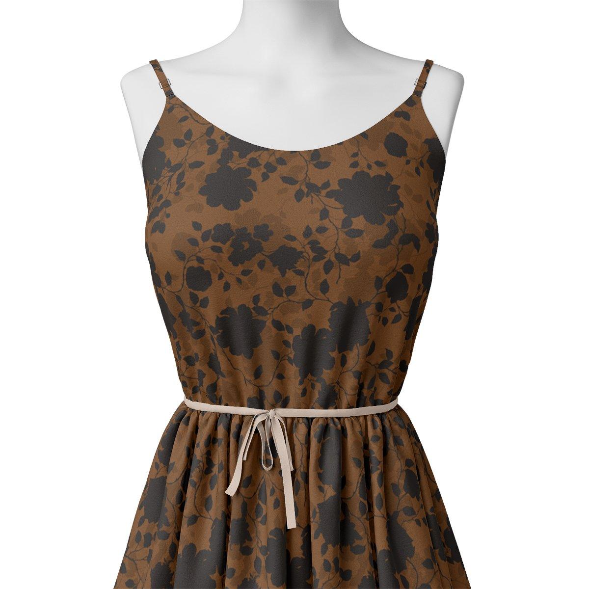 Black And Rustic Look Flower Digital Printed Fabric – js 0 ta07594 110 black and rustic look flower digital printed fabric 2