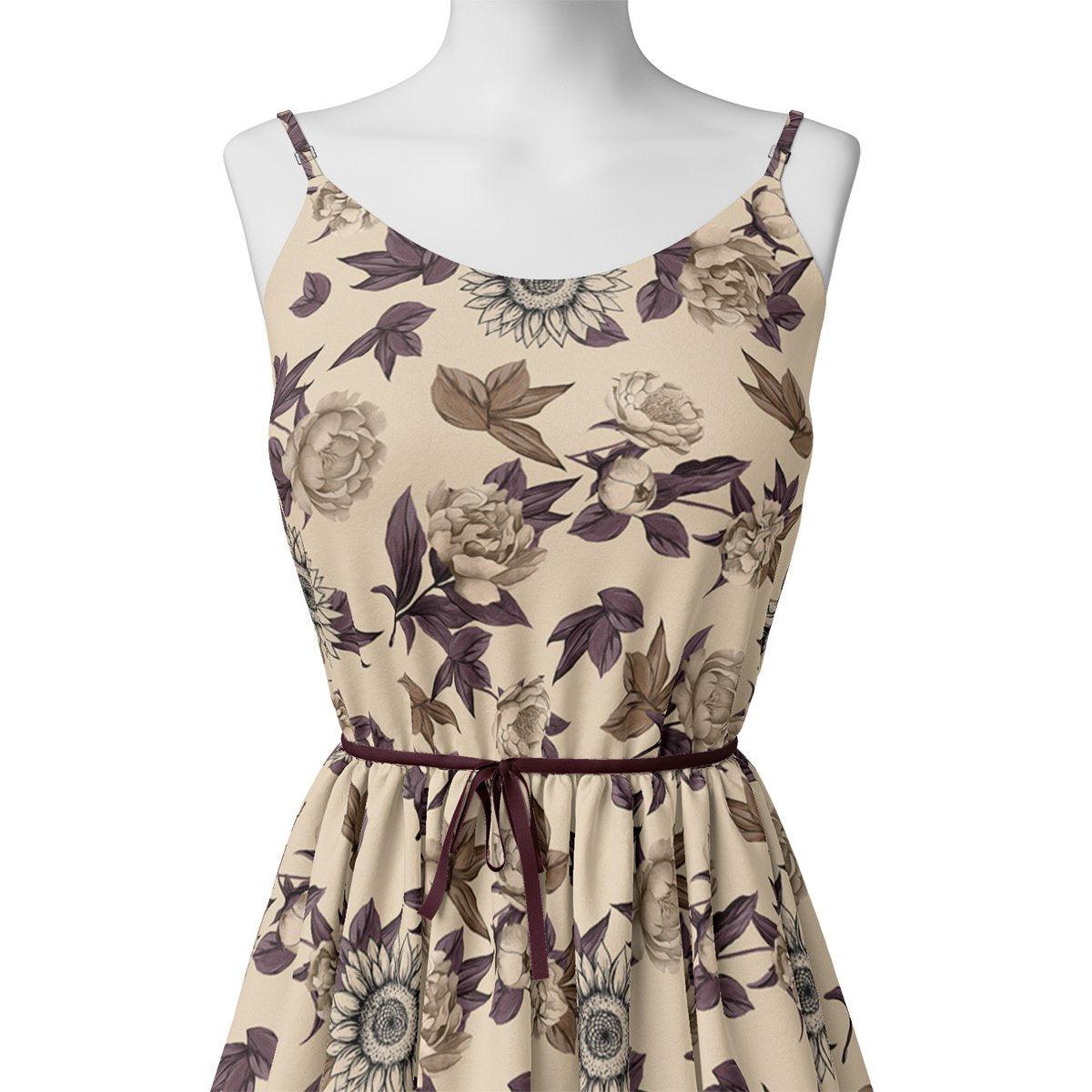 Vintage Look Flower Digital Printed Fabric – js 0 ta07596 110 vintage look flower digital printed fabric 2