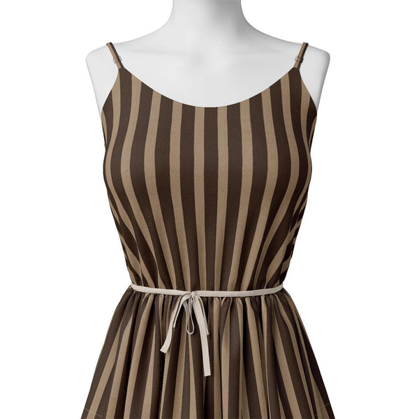 Brown Stripes Digital Printed Fabric – js 0 ta07623 110 brown stripes digital printed fabric 2 - alternate view