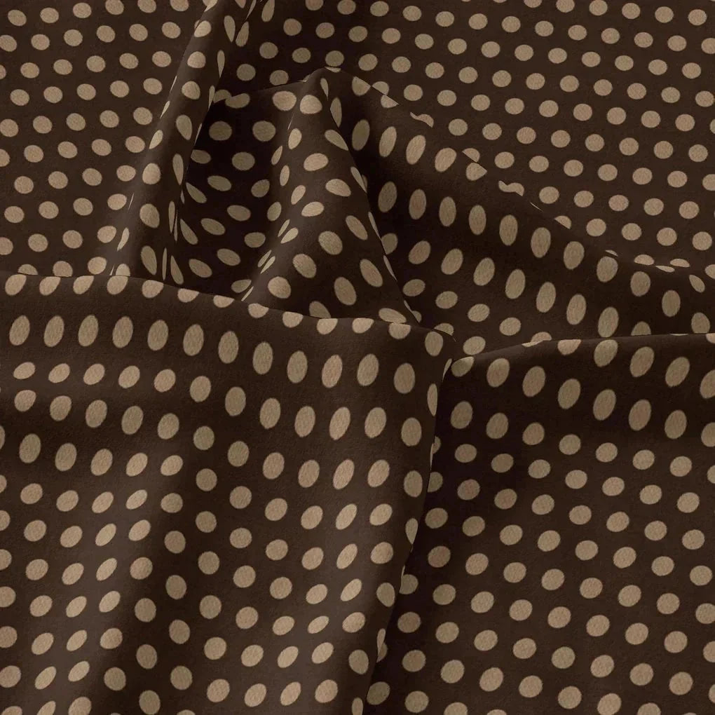 Brown Polka Dot Digital Printed Fabric - Japan Satin – js 0 ta07635 110 brown polka dot digital printed fabric japan satin 3