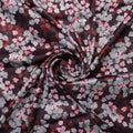 Beautiful Pink With Grey Leaves Digital Printed Fabric - Japan Satin – js 0 ta07717p2 110 beautiful pink with grey leaves digital printed fabric japan satin 1
