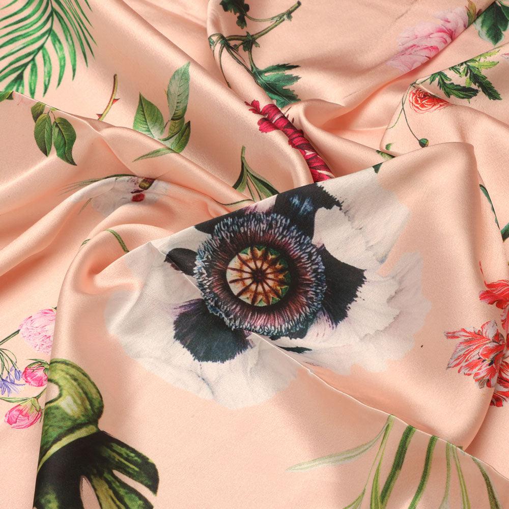 Tropical Flowers Digital Printed Fabric – js 0 ta0813 110 tropical flowers digital printed fabric 3
