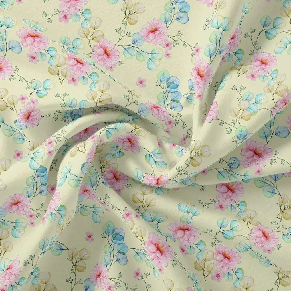 Peony Pink Flower Seamless Pattern Digital Printed Fabric – js 0 ta08251p 110 peony pink flower seamless pattern digital printed fabric 1