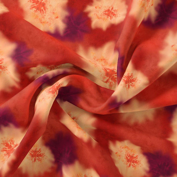 Spotted Orange And Purple Flower Digital Printed Fabric – js 0 ta08263p1 110 spotted orange and purple flower digital printed fabric 1