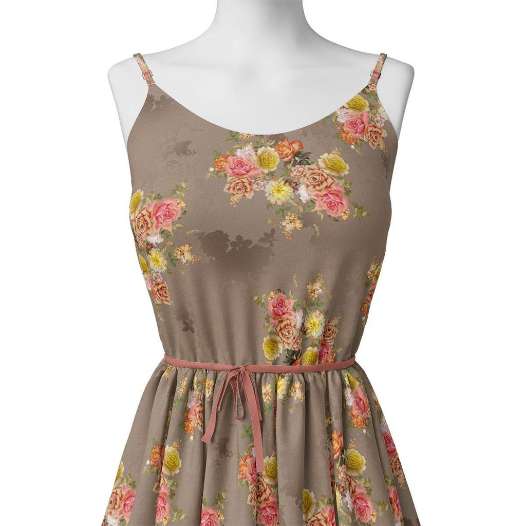 Lovely Yellow Roses With Jasmin Digital Printed Fabric – js 0 ta08280p3 110 lovely yellow roses with jasmin digital printed fabric 2