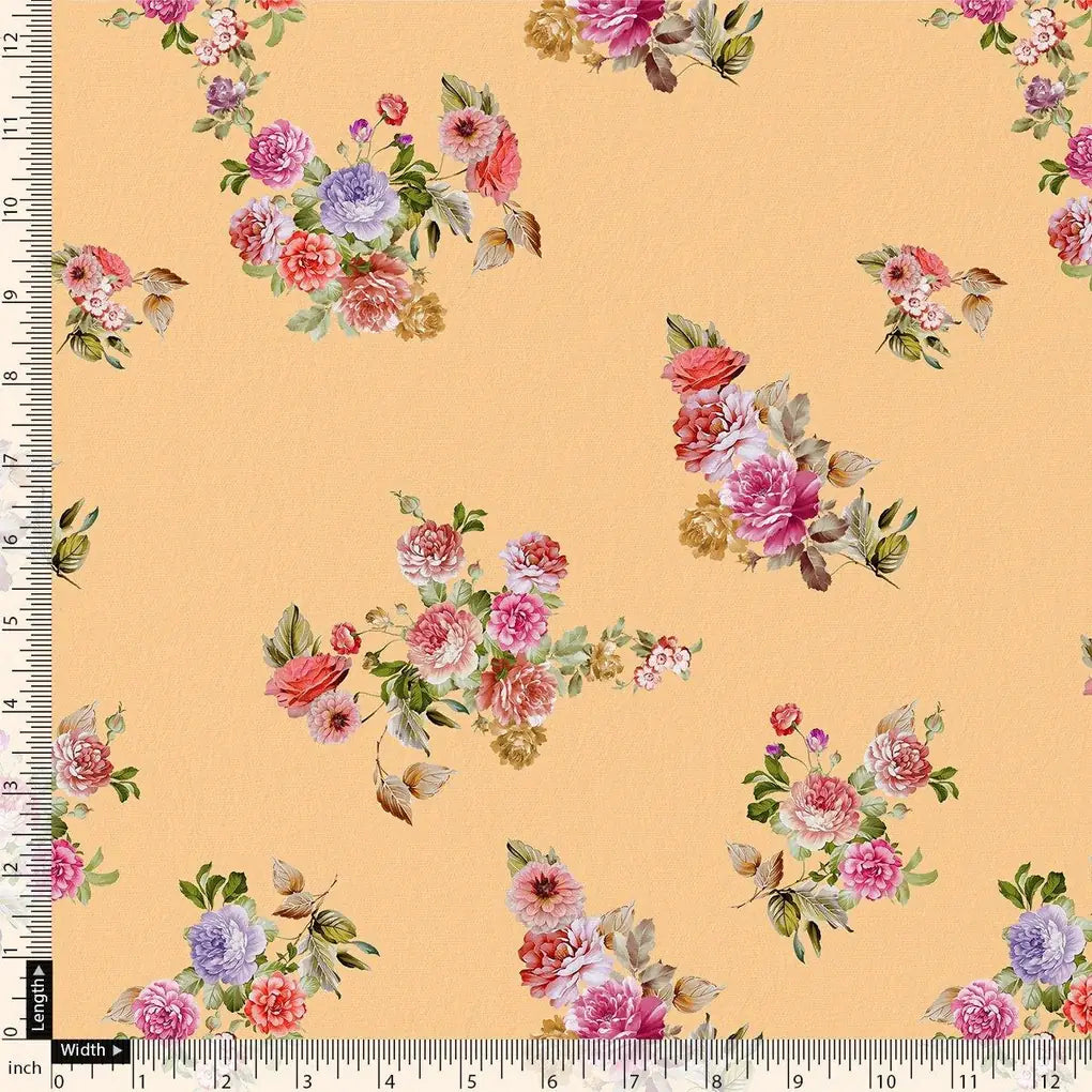 Bloom Pink Forest Flower Digital Printed Fabric – js 0 ta08282 110 bloom pink forest flower digital printed fabric 4