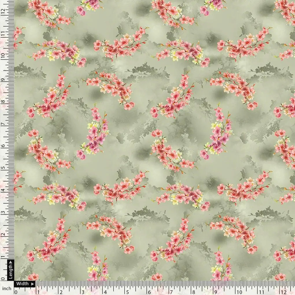 Lovely Purple Violet Flower Digital Printed Fabric – js 0 ta08283p2 110 lovely purple violet flower digital printed fabric 4