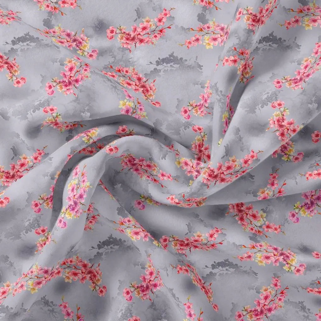 Tiny Pink Violet Floral Flower Digital Printed Fabric – js 0 ta08283p4 110 tiny pink violet floral flower digital printed fabric 1