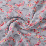 Tiny Pink Violet Floral Flower Digital Printed Fabric - Japan Satin – js 0 ta08283p4 110 tiny pink violet floral flower digital printed fabric japan satin 1