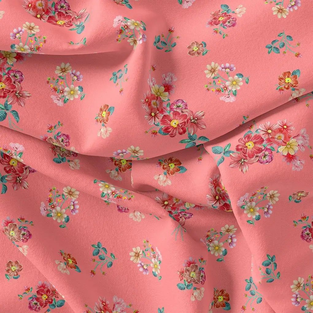 Calico Colorful Flower Digital Printed Fabric – js 0 ta08284 110 calico colorful flower digital printed fabric 1