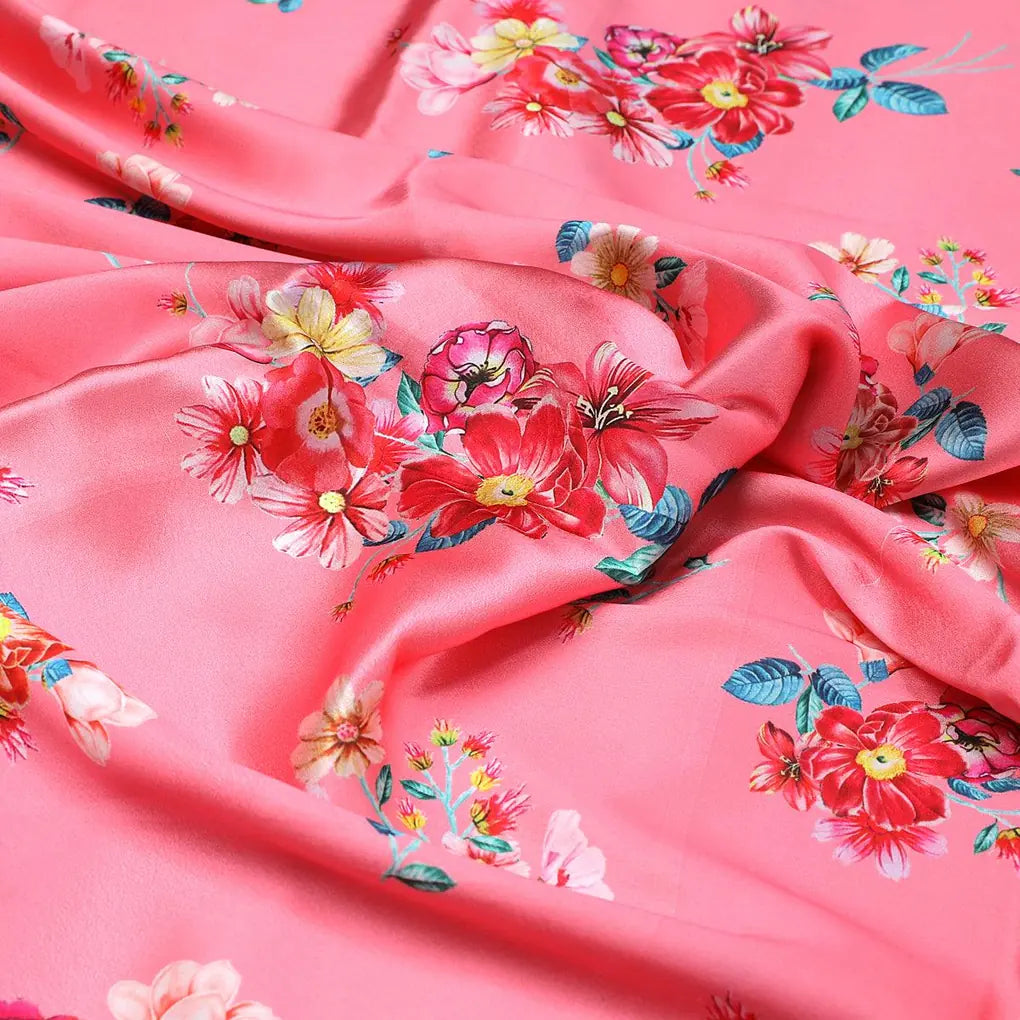 Calico Colorful Flower Digital Printed Fabric - Japan Satin – js 0 ta08284 110 calico colorful flower digital printed fabric japan satin 3