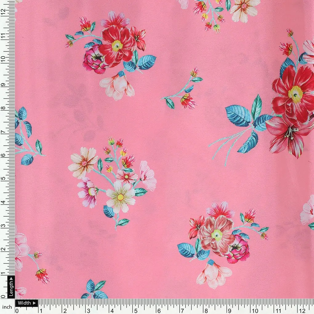 Calico Colorful Flower Digital Printed Fabric - Japan Satin – js 0 ta08284 110 calico colorful flower digital printed fabric japan satin 4