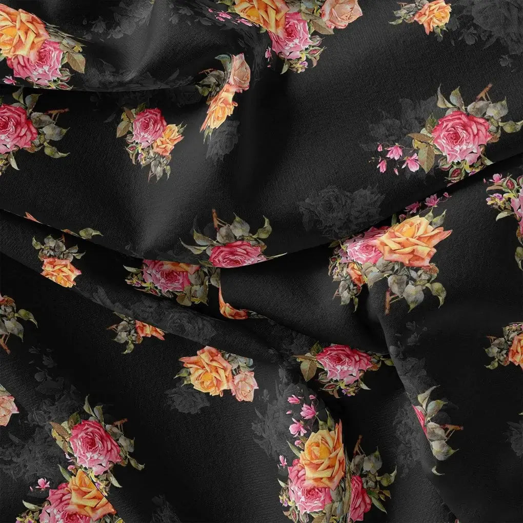 Dominant Yellow And Red Rose Digital Printed Fabric – js 0 ta08286p1 110 dominant yellow and red rose digital printed fabric 3
