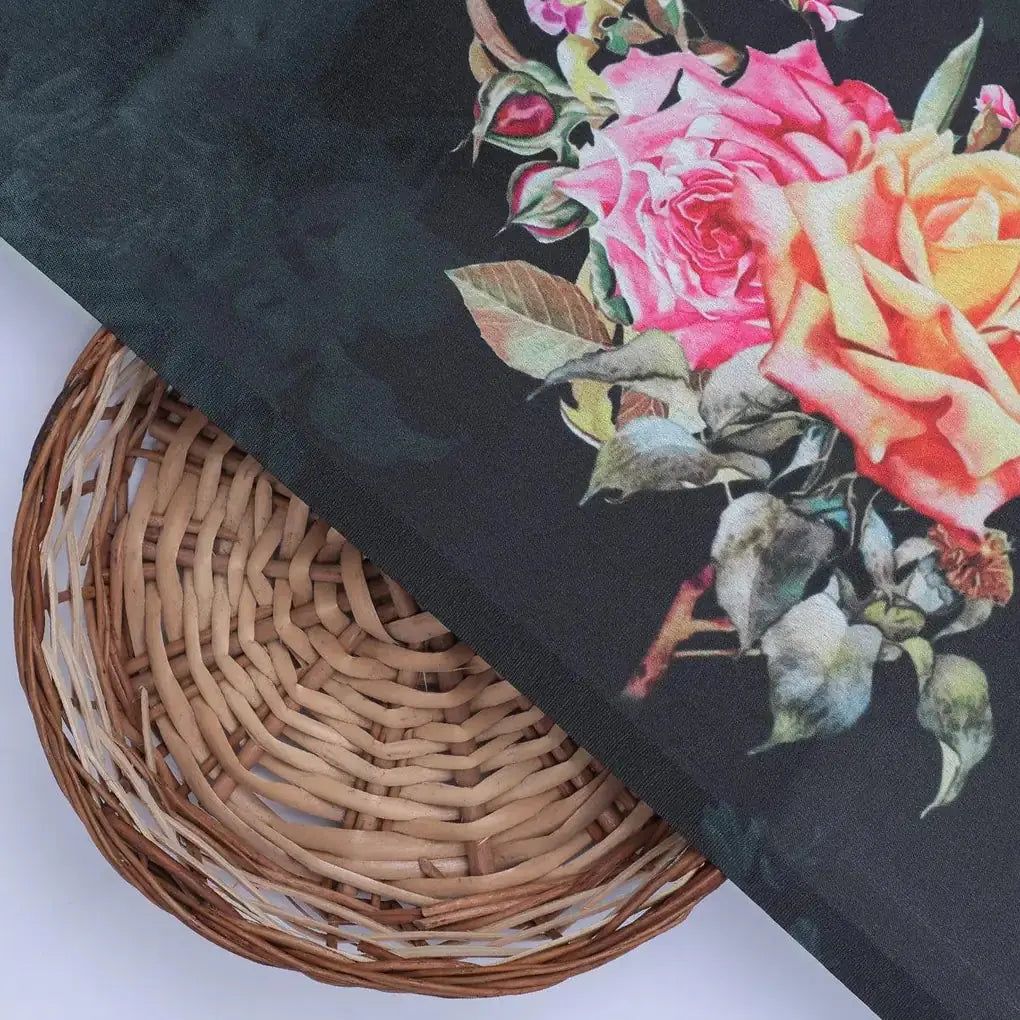 Dominant Yellow And Red Rose Digital Printed Fabric - Japan Satin – js 0 ta08286p1 110 dominant yellow and red rose digital printed fabric japan satin 3