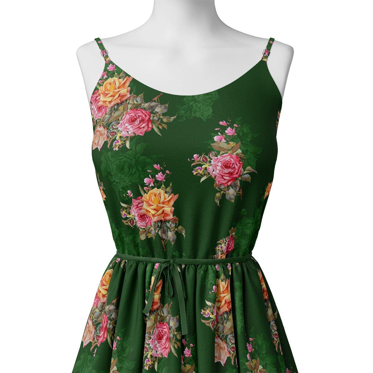 Beautiful Roses With Leaves Digital Printed Fabric – js 0 ta08286p3 110 beautiful roses with leaves digital printed fabric 2