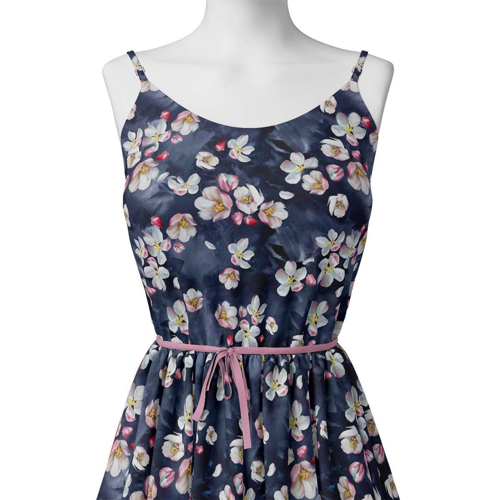 Ditsy Pink Water Paint Florish Flower Digital Printed Fabric – js 0 ta08308 110 ditsy pink water paint florish flower digital printed fabric 2