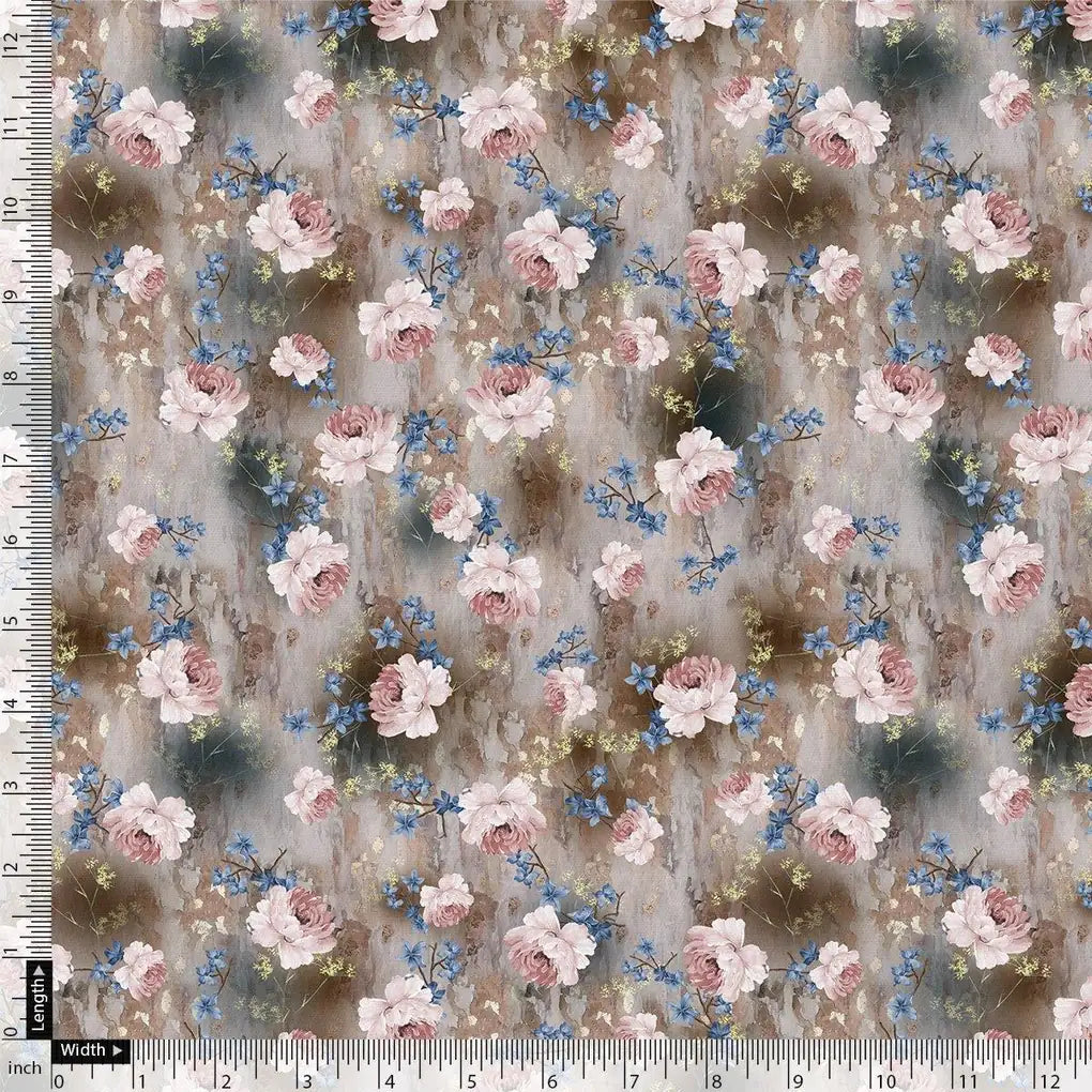 Oil Painted Cool Tiny Magnolia Digital Printed Fabric – js 0 ta08309 110 oil painted cool tiny magnolia digital printed fabric 4
