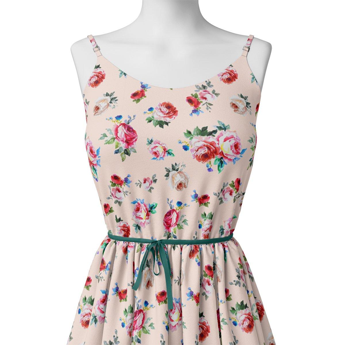 Exotic Blooms Water Color Cream Rose Digital Printed Fabric – js 0 ta08322 110 exotic blooms water color cream rose digital printed fabric 2