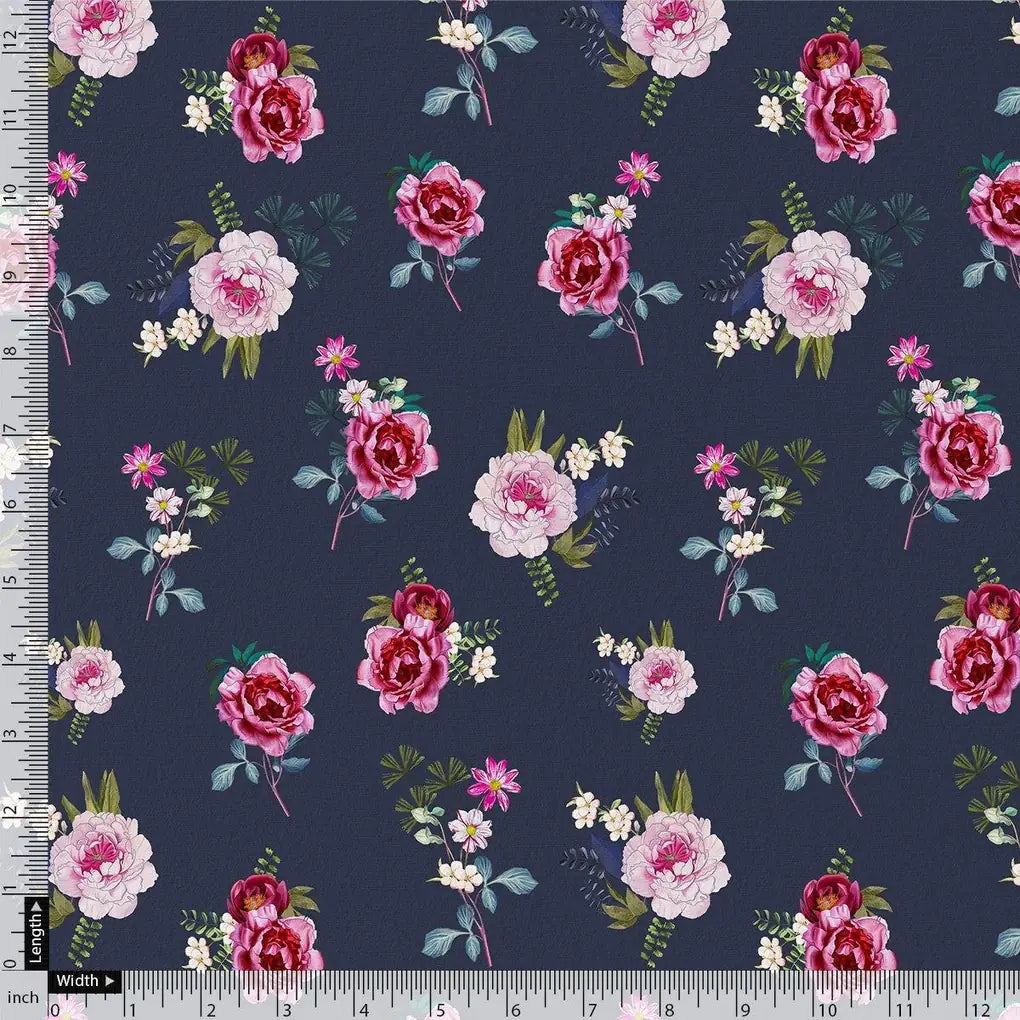Harvest Red Pastel Wildflowers Digital Printed Fabric – js 0 ta08323 110 harvest red pastel wildflowers digital printed fabric 4