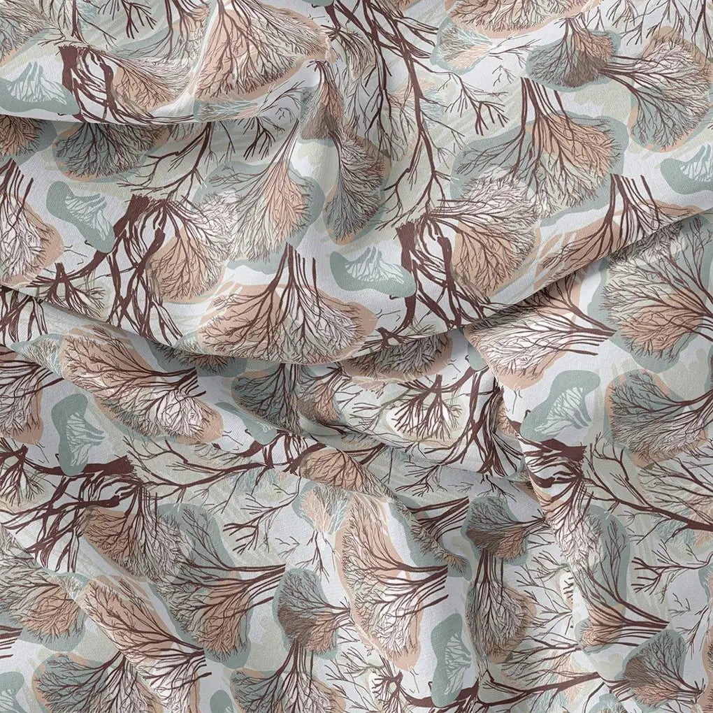 Suzani Summer Brown Tree Digital Printed Fabric – js 0 ta08341 110 suzani summer brown tree digital printed fabric 3