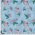 Aspen Green Leaf With Pink Rose Digital Printed Fabric – js 0 ta08342 110 aspen green leaf with pink rose digital printed fabric 4