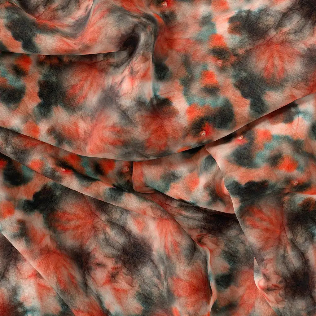 Watercolour Maple Leaves Flower Digital Printed Fabric – js 0 ta08367 110 watercolour maple leaves flower digital printed fabric 1