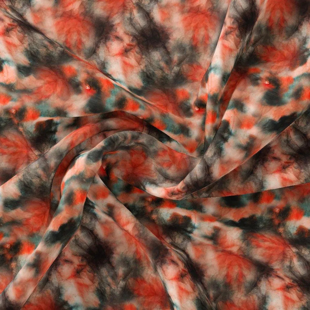 Watercolour Maple Leaves Flower Digital Printed Fabric – js 0 ta08367 110 watercolour maple leaves flower digital printed fabric 3