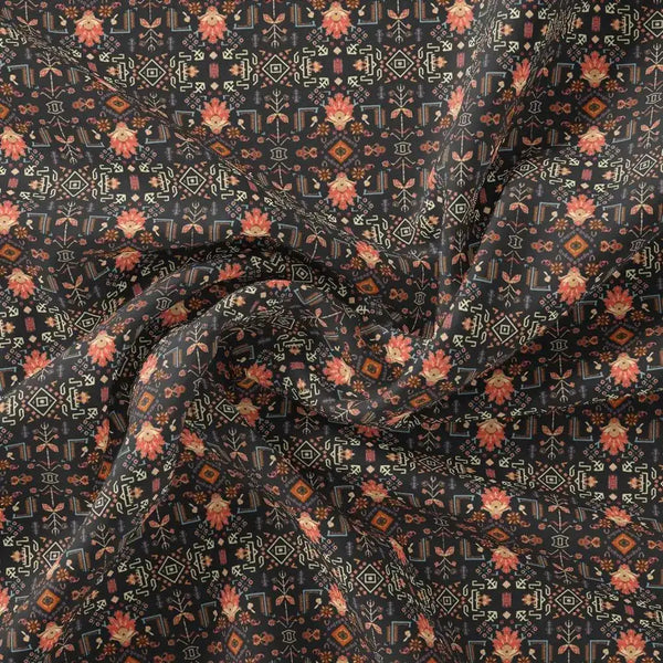 Metallise Seamless Leaves Patterns Digital Printed Fabric – js 0 ta08375 110 metallise seamless leaves patterns digital printed fabric 1