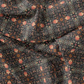 Metallise Seamless Leaves Patterns Digital Printed Fabric – js 0 ta08375 110 metallise seamless leaves patterns digital printed fabric 3