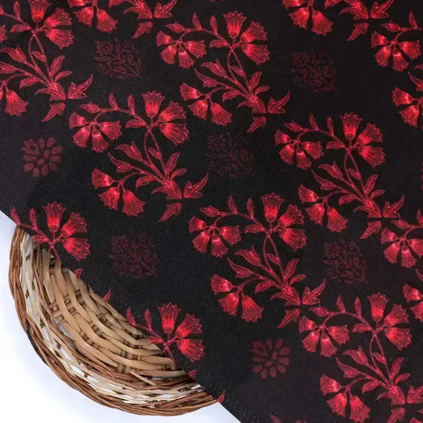 Radish Flower Series Digital Printed Fabric – js 0 ta0848 110 radish flower series digital printed fabric 2 - alternate view