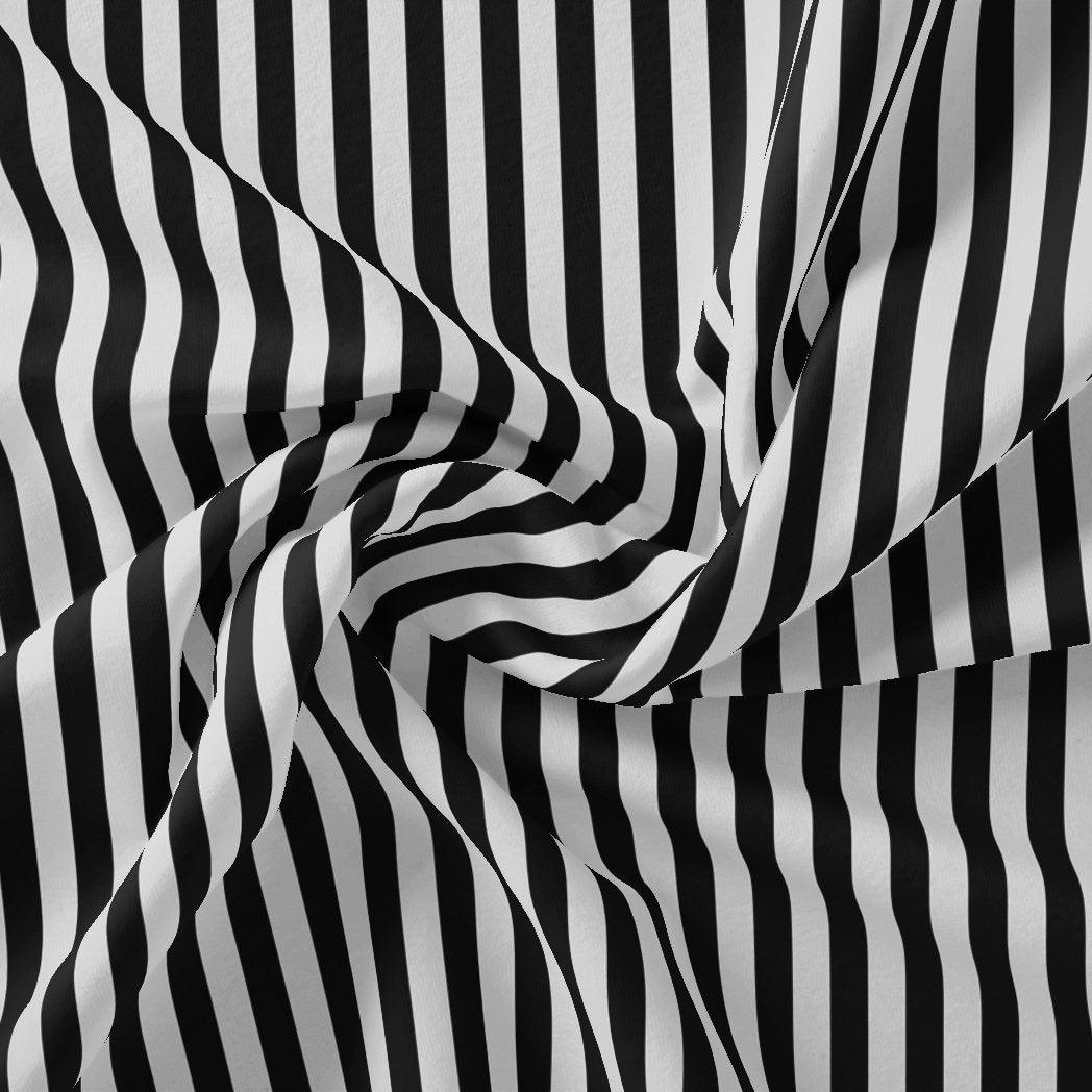 Decorative Black And White Zebra Digital Printed Fabric - FAB VOGUE Studio®