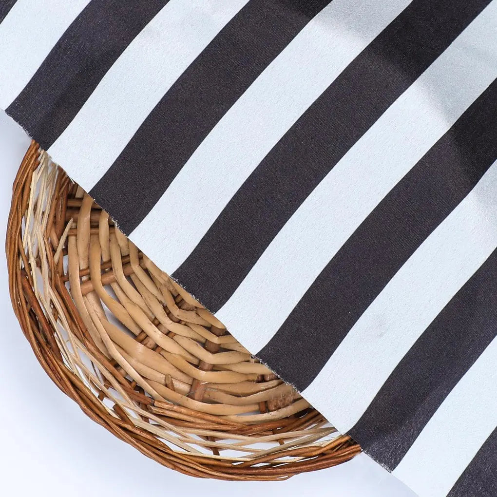 Decorative Black And White Zebra Digital Printed Fabric - Japan Satin – js 0 ta08501p2 110 decorative black and white zebra digital printed fabric japan satin 2
