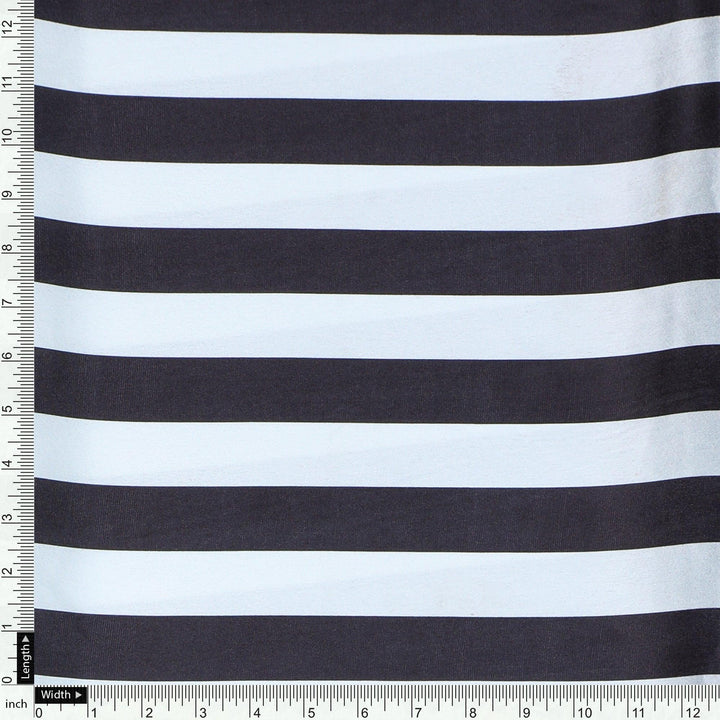 Decorative Black And White Zebra Digital Printed Fabric - Japan Satin - FAB VOGUE Studio®
