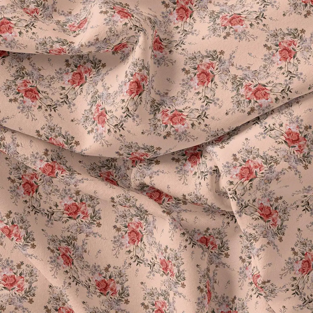 Beautiful Seamless Red Poppy Flower Digital Printed Fabric - Japan Satin – js 0 ta08506 110 beautiful seamless red poppy flower digital printed fabric japan satin 3