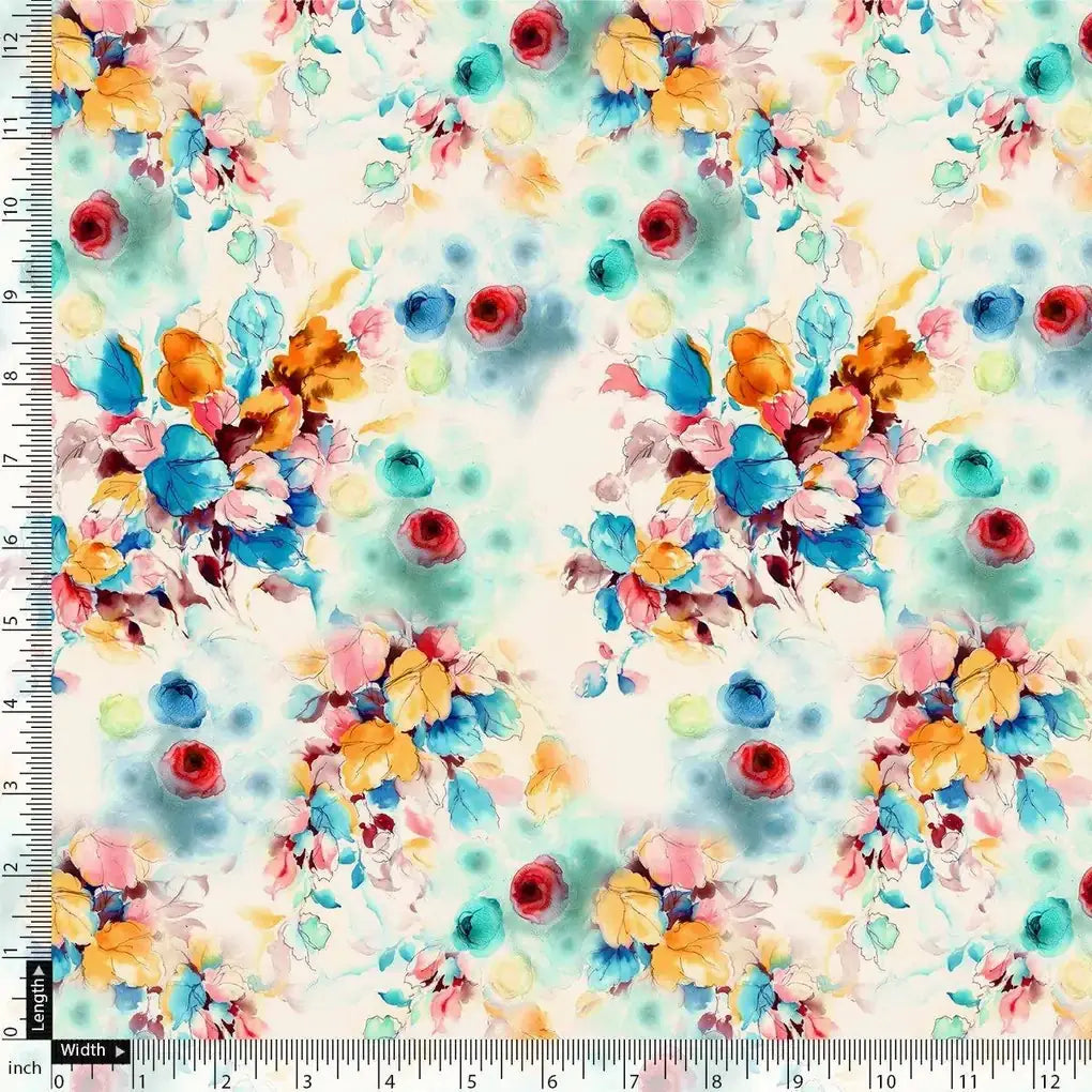 Rainbow Colourful Tulip Roses Digital Printed Fabric – js 0 ta08523p4 110 rainbow colourful tulip roses digital printed fabric 4
