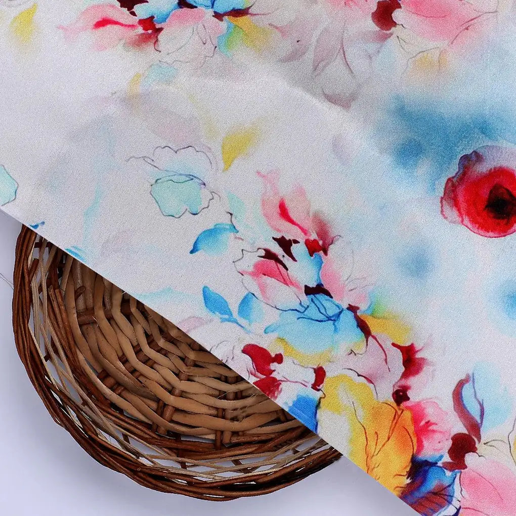 Rainbow Colourful Tulip Roses Digital Printed Fabric - Japan Satin – js 0 ta08523p4 110 rainbow colourful tulip roses digital printed fabric japan satin 2