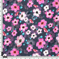 Buttercup Pink Floral Digital Printed Fabric - Japan Satin – js 0 ta08551 110 buttercup pink floral digital printed fabric japan satin 4