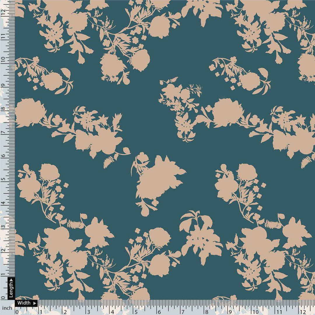 Glorry Beautiful Flower Digital Printed Fabric - FAB VOGUE Studio®