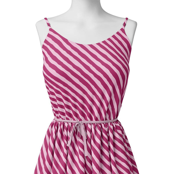 Pink Breton Stripes Pattern Digital Printed Fabric – js 0 ta08570p8 110 pink breton stripes pattern digital printed fabric 2 - alternate view