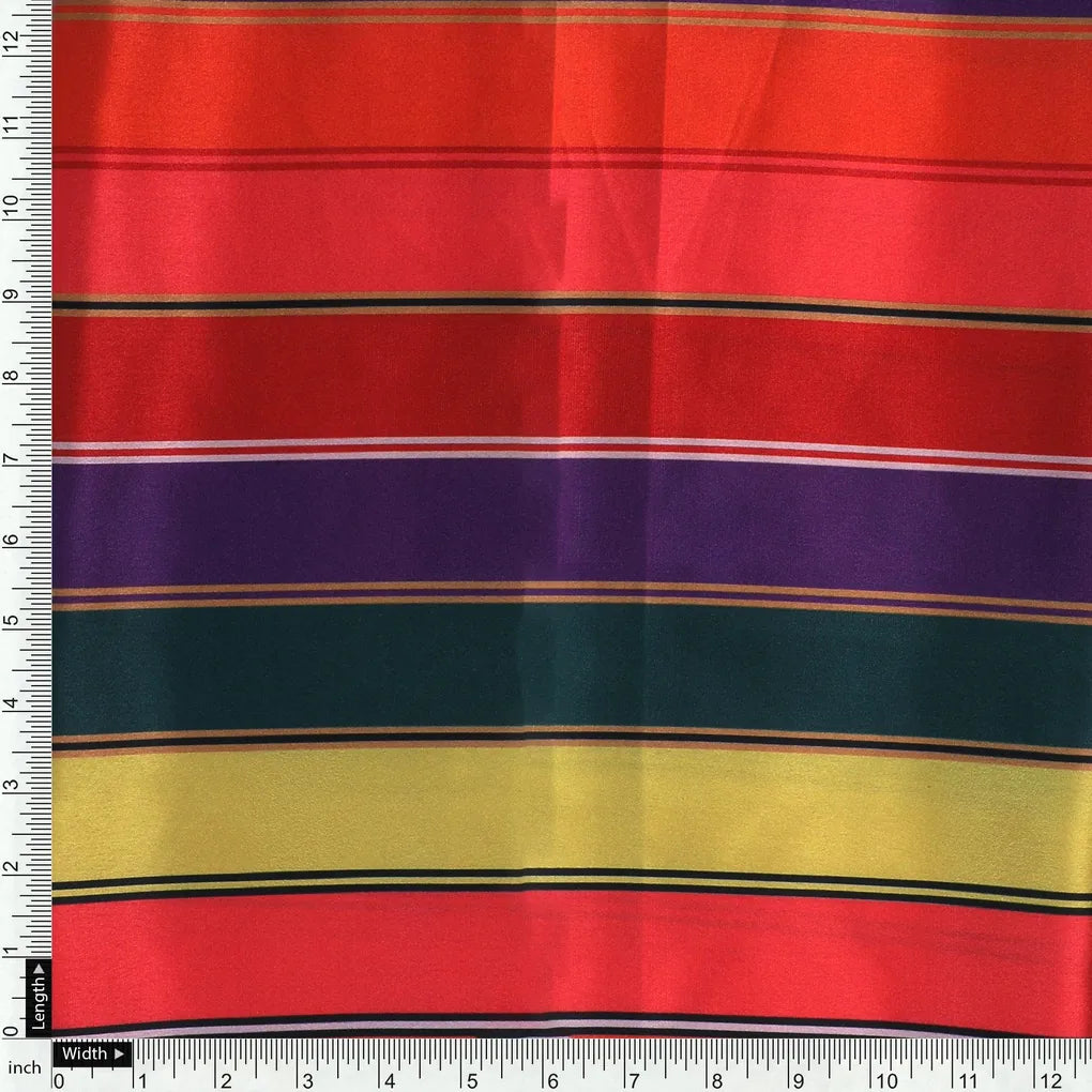 Tiny Serpentine Stripes Pattern Digital Printed Fabric - Japan Satin – js 0 ta08572 110 tiny serpentine stripes pattern digital printed fabric japan satin 4