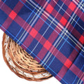 Gingham Pattern With Red And Blue Colour Digital Printed Fabric - Japan Satin – js 0 ta08596 110 gingham pattern with red and blue colour digital printed fabric japan satin 2
